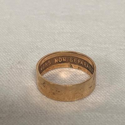 10K 'Virtus Junxit Mors Non Separabit' Masonic Ring and More w/ Sterling (BBC-DZ)