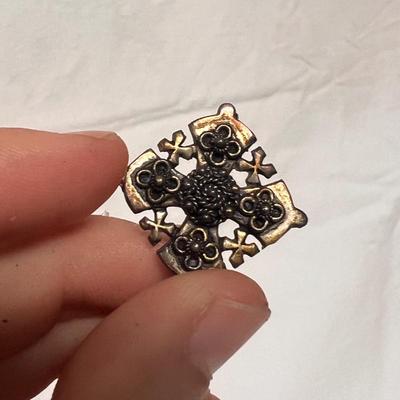 10K 'Virtus Junxit Mors Non Separabit' Masonic Ring and More w/ Sterling (BBC-DZ)