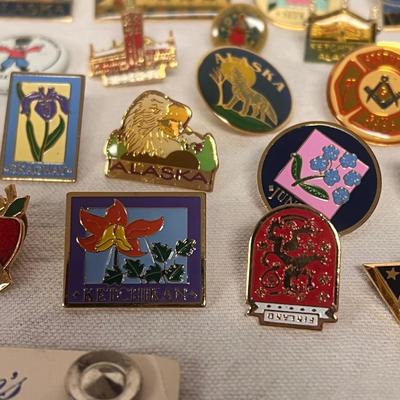 Assortment of Patches, Pins, and More (BBC-DZ)