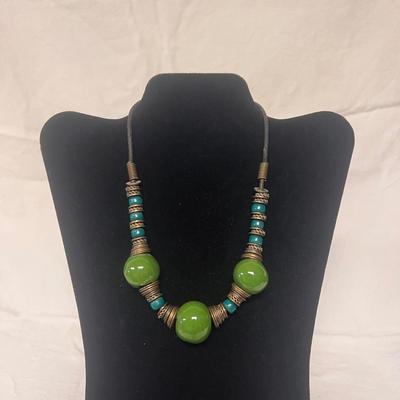 Wooden Fruit Necklace and Other Eclectic Jewelry (BBC-DZ)