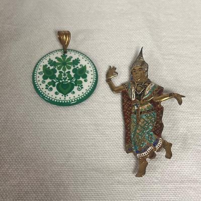 Gold Plated NZ Paua Brooch and Much More (BBC-DZ)