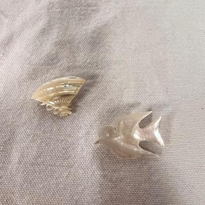 Gold Plated NZ Paua Brooch and Much More (BBC-DZ)