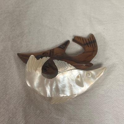 Gold Plated NZ Paua Brooch and Much More (BBC-DZ)