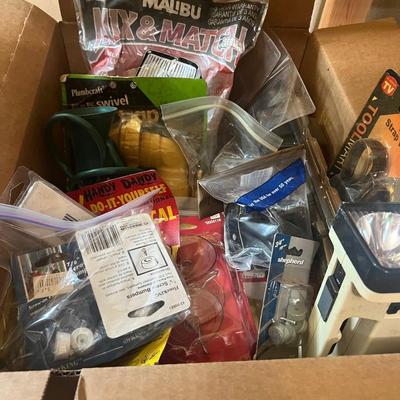 Box of Misc Hardware and Repair etc