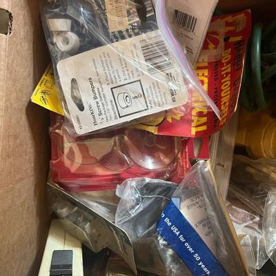 Box of Misc Hardware and Repair etc