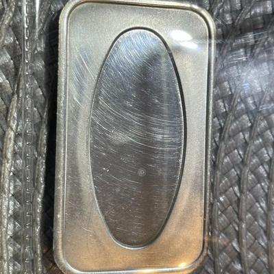 VINTAGE 1973 EASTER .999 FINE SILVER 1-OUNCE ART BAR IN FAIR CONDITION/CLEANED (BAR #10).