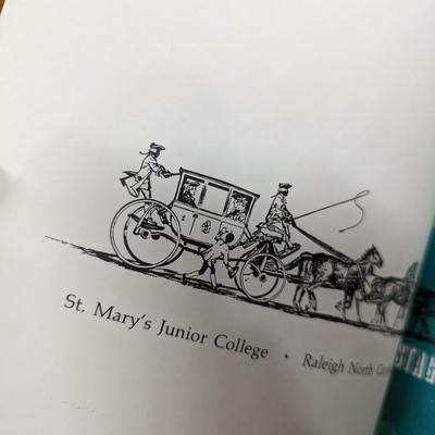 1975 Buccaneer Eastern Carolina University The Stage Coach Raleigh NC St Mary's School 1070 Buncombe County Yearbooks