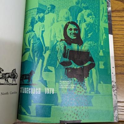 1975 Buccaneer Eastern Carolina University The Stage Coach Raleigh NC St Mary's School 1070 Buncombe County Yearbooks