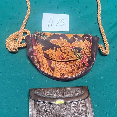 Leather purse and Billfold