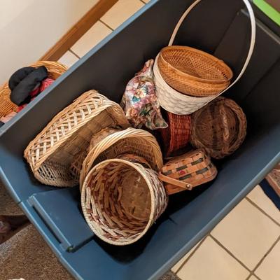 Assortment Of Wicker Baskets