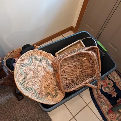 Assortment Of Wicker Baskets