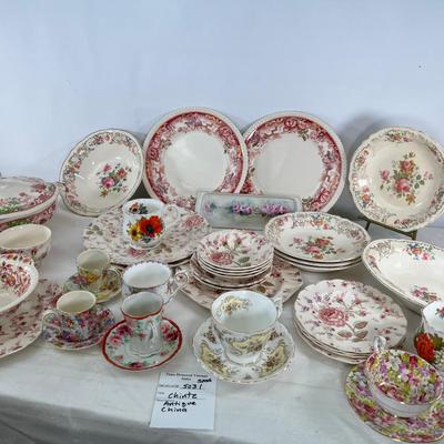 Rose Chintz Ceramic lot