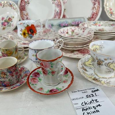 Rose Chintz Ceramic lot