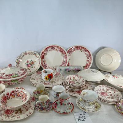 Rose Chintz Ceramic lot