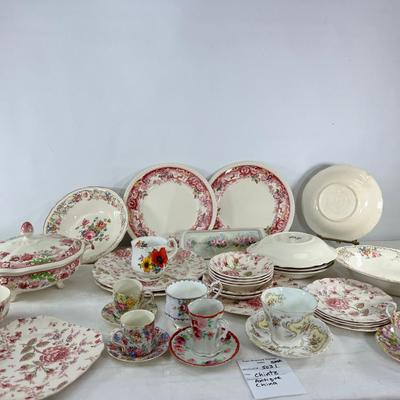 Rose Chintz Ceramic lot
