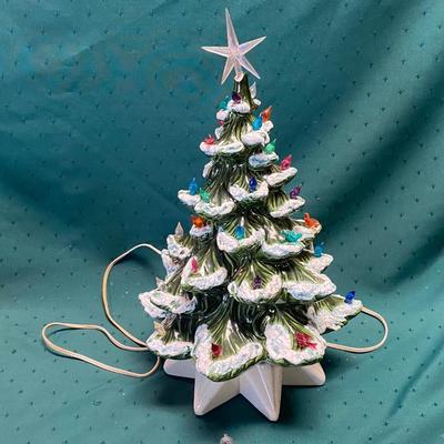 Vintage Ceramic Christmas Tree