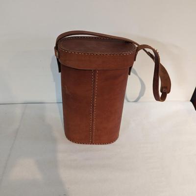 Andean Leather Coca Leaf Carrier