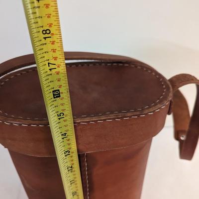 Andean Leather Coca Leaf Carrier
