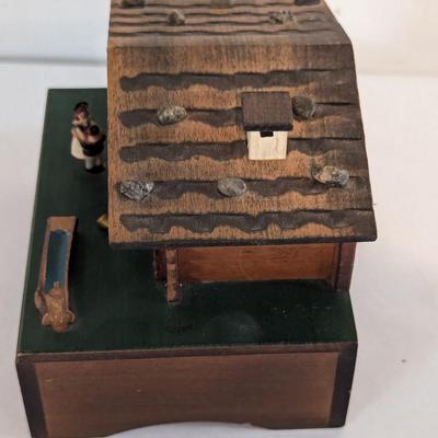 Vintage Swiss Cottage Music Box