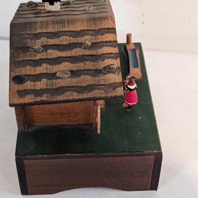 Vintage Swiss Cottage Music Box