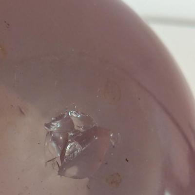 Hand Blown Amethyst Glass Bowl