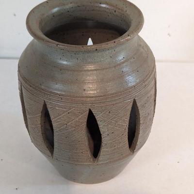 Signed Pottery Vase