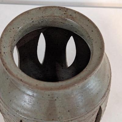 Signed Pottery Vase