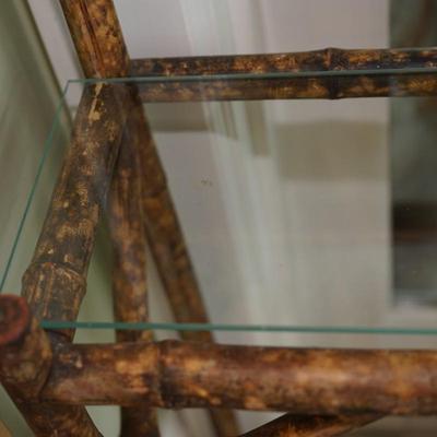 TRACY PORTER DESIGN HALL ENTRY STAND W/ MIRROR AND SHELVES