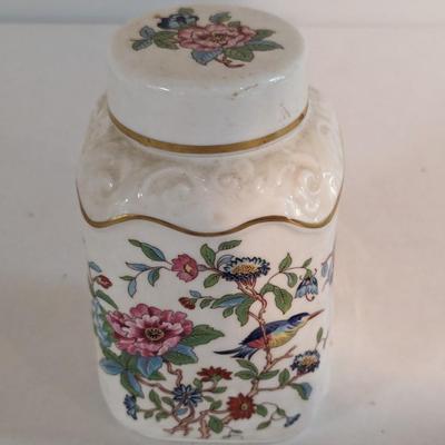 Aynsley Bone China Pembroke Jar With Lid