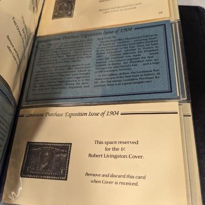 Golden Replicas of United States Classic Stamps Album 22k Gold Booklet
