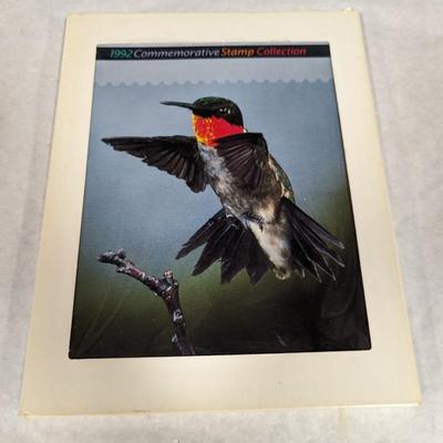 1992 Commemorative Stamp Collection Book Hardcover With Stamps USPS Choice 2