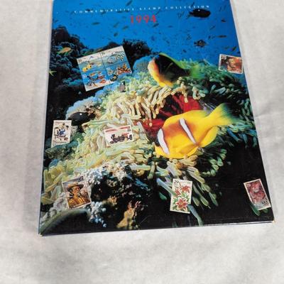 1994 Commemorative Stamp Collection Book Hardcover With USPS Stamps