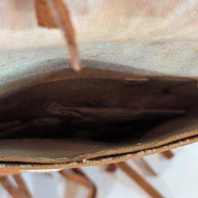 Kolpin Leather Purse Rough Edge With Fringe