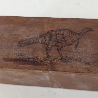 Vintage LOHMAN Wood Turkey Call Model 870 Box w/ Dual Chambers, Neosho Missouri
