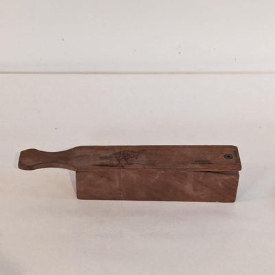 Vintage LOHMAN Wood Turkey Call Model 870 Box w/ Dual Chambers, Neosho Missouri