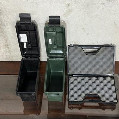 CASE-GARD 806 AND 2 AMMO CANS