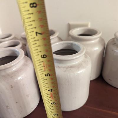 Set Of Stoneware Jars
