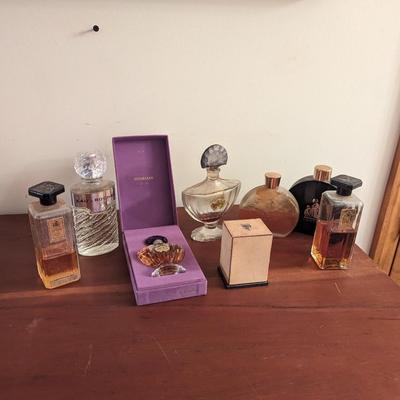 Arpege Lavin Eau De Rocha Shalimar Guerlian WIth Box Perfume