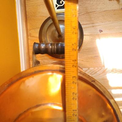 Antique Copper Wash Boiler w Lid