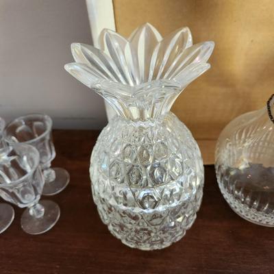 Lot Crystal Glass Liquor Decanters Barware Atlantis, Waterford, Baccarat + others
