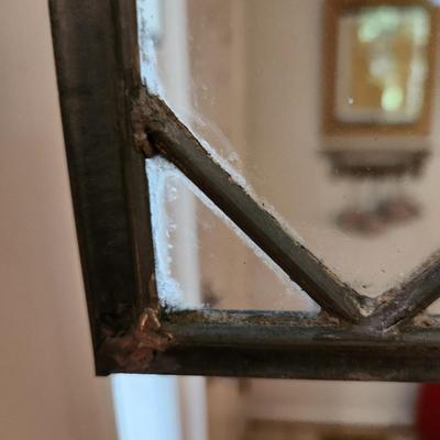 Decorative Rectangle Leaded Glass Window 36x14