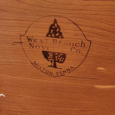 Vintage West Branch Novelty Co Milton Pa. Cedar Chest w key 48x20x21