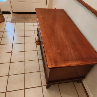 Vintage West Branch Novelty Co Milton Pa. Cedar Chest w key 48x20x21