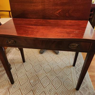 Vintage Expanding Desk to Dining Room Table w 6 chairs
