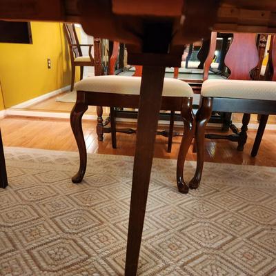 Vintage Expanding Desk to Dining Room Table w 6 chairs