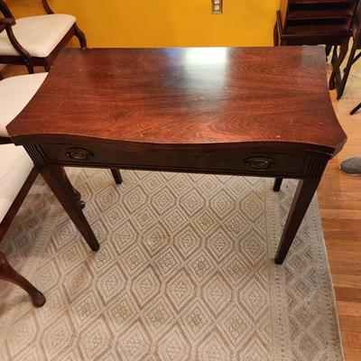 Vintage Expanding Desk to Dining Room Table w 6 chairs