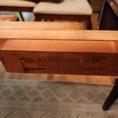 Vintage Expanding Desk to Dining Room Table w 6 chairs