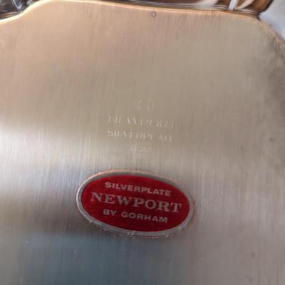 Gorham Silver Reed & Princess Pewter Barton Newport Dishes