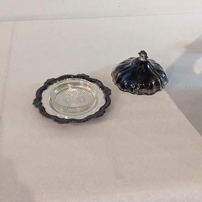 Gorham Silver Reed & Princess Pewter Barton Newport Dishes