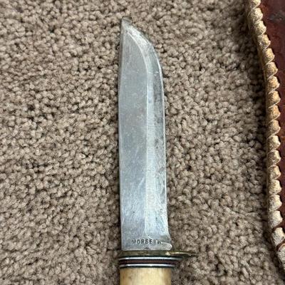 MORSETH BRUSLETTO GEILO KNIFE MADE IN NORWAY W/ANTLER HANDLE